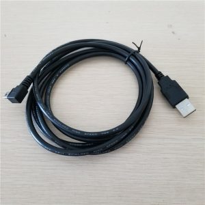 10pcs/lot 90 degree right angle mini usb 5pin b to usb 2.0 a male to male extension hard drive hdd dv camera psp long cable 1.8m