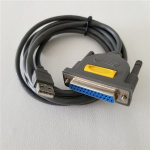 10pcs/lot db25 25pin to usb parallel port print data extension cable female to male for old-fashioned printer 2m