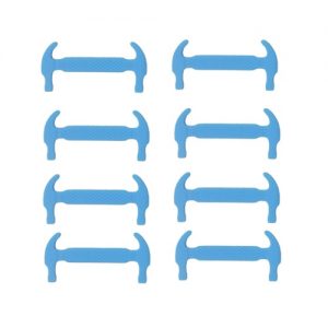 12Pcs Elastic Silicone Shoelaces No Tie Hammer Shape Shoe Sneaker Laces for Sports Outdoors Trainer
