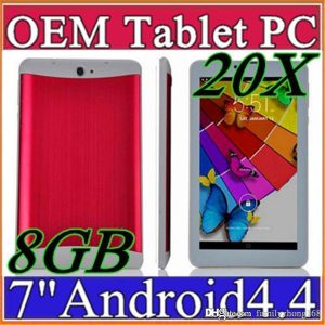 20x dhl 7 inch 7" 3g phablet android 4.4 mtk6572 dual core 8gb 512mb dual sim gps phone call wifi tablet pc bluetooth b-7pb