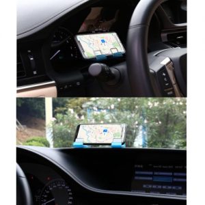 2Pcs Flexible Universal Car Mount Holder Vehicle Dashboard Cell Phone Stand Bracket Cradle
