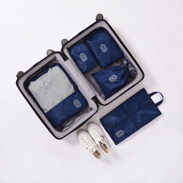5Pcs Travel Clothing Storage Bag Portable Shoes Socks Underwear Bags Waterproof Travel