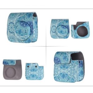 Andoer 14 in 1 Accessories Bundle for Fujifilm Instax Mini 8/8+/8s/9 with Camera Case/Strap/Sticker/Selfie Lens/Filter/Album/Photo Frame/Border Sticker/Corner Sticker/Pen, Blue