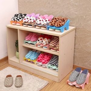 Double Shoe Rack Holder Organizer Saving-space Stretcher Shoe Storage Shelf