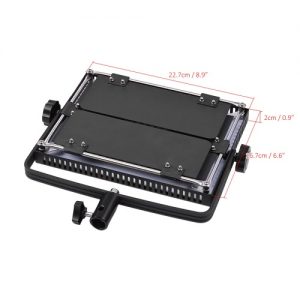 LED-320A 3pcs LED Video Light Panel 25W Dimmable 340pcs Beads with 197cm/78" Metal Light Stand/U-Bracket/Barn Door/Filter/Carry Bag for Canon Nikon Sony DSLR Camera Camcorder Studio Photo Lighting