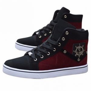 Lace Up Flat High Top Casual Scrub Man Waterproof Shoes