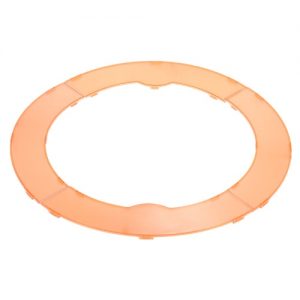 Orange Flash Speedlite Light Kit Color Filter for Andoer LA-650B LA-650D FA-75D FA-75C for Neewer 600W 5500K Ring Flash Light