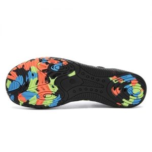 Outdoor Lovers Beach Shoes Men Women Unisex Lace Up Water Shoes Breathable Non-slip Quick-Dry Barefoot Flexible Swimming Wading Shoes