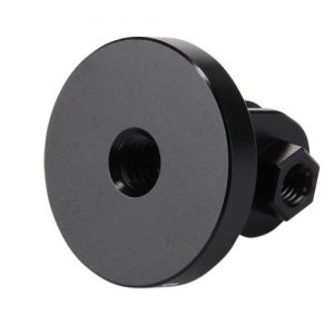 PULUZ PU145 Aluminum Tripod Mount 1/4 Inch Screw Hole Adapter Monopod Head for Mini Sport Action Cameras Accessories (Gold)