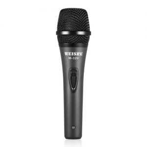 Professional Dynamic Moving-coil Vocal Handheld Microphone Cardioid with 16ft XLR-to-1/4" Detachable Cable for Karaoke Stage Home Studio Recording