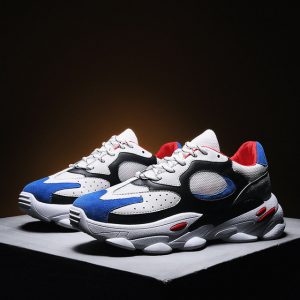 Season New Thick-bottom Mesh Sports Shoes Men's Trend Wild Shoes Men's Tide Shoes Students Old Shoes