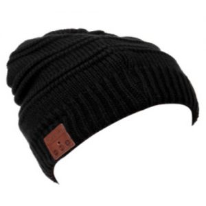 Wireless BT Beanie Headphone Winter Hat Black