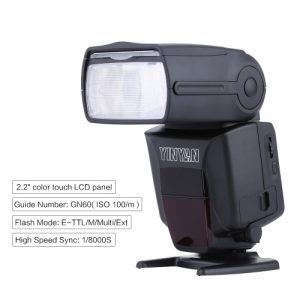 YinYan 600AX-RT GN60 Flash Light Speedlite 2.2" Color Touch LCD E-TTL Master Slave HSS Radio Transmission with Diffuser Filter for Canon 760D 750D 70D 700D 6D 5D3 5DR 5DRS 60D 7D2 7D SLR Camera