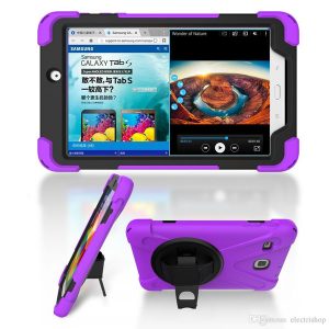 all discout silicone cover with wrist strap for samsung galaxy tab e 8.0 t377 t377v case for samsung tab