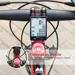 bike bicycle extension holder stem satch adapter mount bracket for garmin bryton cateye cycling extension holder wholesale