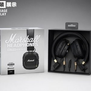 ell marshall major bluetooth wireless headphones dj headphone deep bass noise isolating headset earphone for iphone samsung