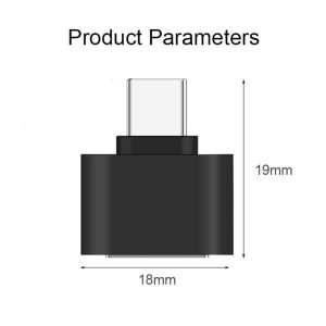 usb 3.0 flash drive otg to type-c cord adapter for samsung s9 huawei xiaomi mi 8 leeco oneplus phone converter mouse otg adaptor