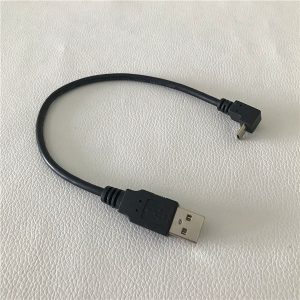 usb type a male to up angle usb micro b male data transfer extension cable cord for mobile phone tablet pc 25cm