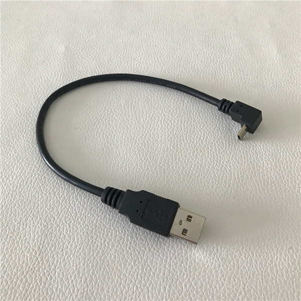 usb type a male to up angle usb micro b male data transfer extension cable cord for mobile phone tablet pc 25cm