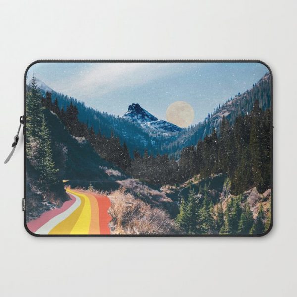 1960's Style Mountain Collage Computer Cover by Justine Henderson - Laptop Sleeve - 15"
