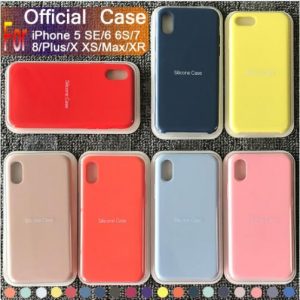 2019 new model original silicone case for iphone 11 pro max 7 8 plus phone case for iphone xs x 6s 6 plus with retail box