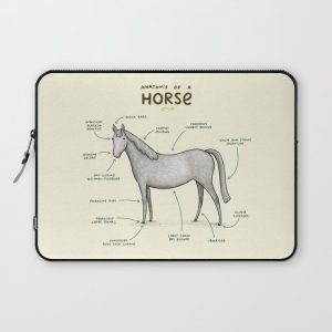 Anatomy of a Horse Computer Cover by Sophie Corrigan - Laptop Sleeve - 13"