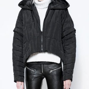 Asymmetric H-line Long Sleeve Solid Cotton Casual Coat