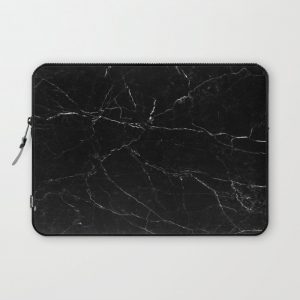 Black Marble Print Computer Cover by Lumi - Laptop Sleeve - 13"