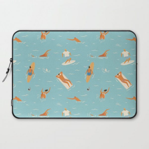 Blue Hawaii Computer Cover by Tasiania - Laptop Sleeve - 15"