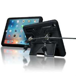 CTA Digital Dual Rugged Security Case - Hard-shell cradle Silicone Jac