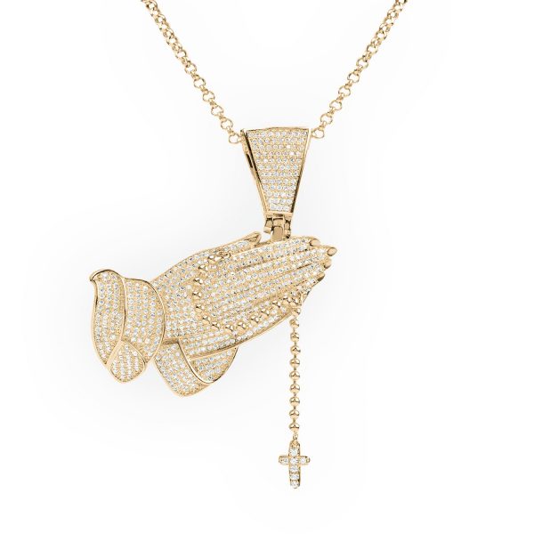 Daniel Steiger Praying Rosa Pendant