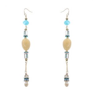 Elegant Long Rhinestone Crystal Earrings