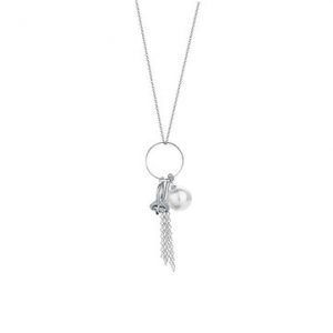 Elegant Women's Necklace Tassel Pearl Long Necklace