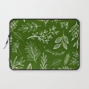 Emerald Forest Computer Cover by moderntropical - Laptop Sleeve - 13"