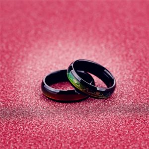 European Vintage Creative Emotion Mood Ring Color Changing Personality Ring For Men Women Couples Lovers' Party Gift