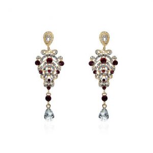 Full Crystal Luxury Long Earring