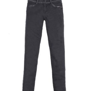 Gray Pockets Zipper Casual Plain Jeans