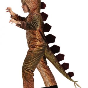 Halloween Dinosaur Costume Boys Brown Jumpsuits For Kids