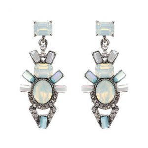 JASSY® Bohemian Opal Platinum Earrings