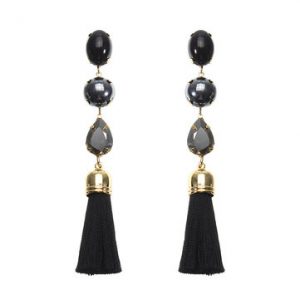 JASSY® Opal Pearl Crystal Tassel Earrings