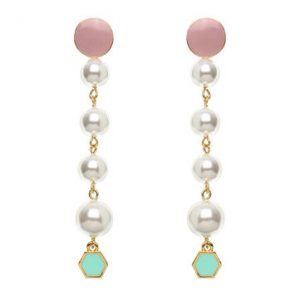 JASSY® Pearl Candy Hexagon Earrings