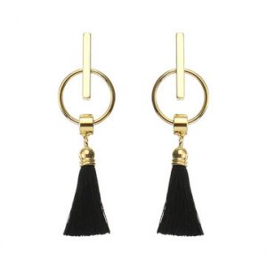 JASSY® Tassel Anallergic Circle Earrings