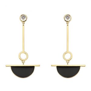 JASSY® Zircon Semicircle Earrings