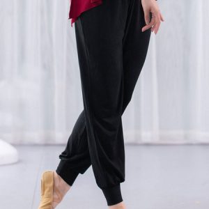 Latin Dance Pant Black Women Modal Pants Dancer Dancing Costume