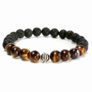 Lava Stone 8MM Beads Bracelet