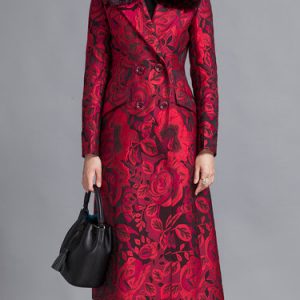 Long Sleeve A-line Lapel Vintage Faux Fur And Shearling Coat