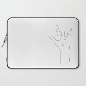 Love Hand Gesture Computer Cover by Explicit Design - Laptop Sleeve - 15"