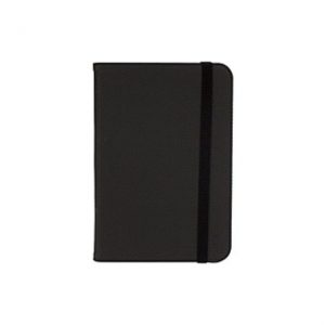 M-Edge Folio Plus Pro Keyboard/Cover Case (Folio) for 7" to 8" iPad mini - Black - Microfiber Leather - 7.8" Height x 5" Width