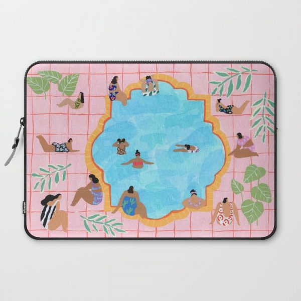 Marigold pool Computer Cover by Helo Birdie - Laptop Sleeve - 15"