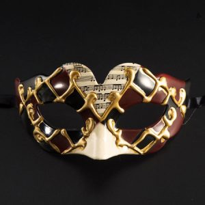Mask Halloween Costume Poker Face Gilding Masquerade Costume Accessories